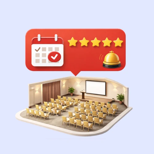 จองสถานที่ภายในโรงแรม