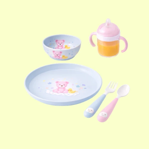 ชุดจานช้อนเด็ก